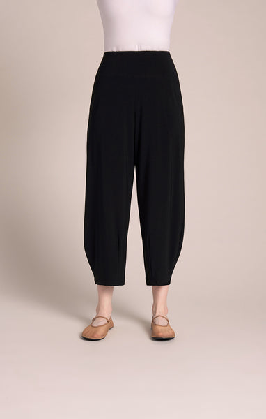 Sympli Narrow Lantern Pant - Black