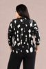 Image of Sympli Slouch Sweatshirt Print - Cashew Splatter