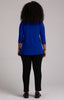 Image of Sympli Square Neck Top 3/4 Sleeve - Lapis