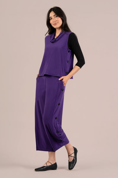 Sympli Top It Up Smock - Elderberry