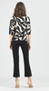 Image of Clara Sunwoo Abstract Print Side Tie Top - Beige/Black