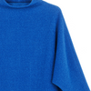 Image of Clara Sunwoo Soft Ribbed Knit Funnel Neck Sweater - Cobalt
