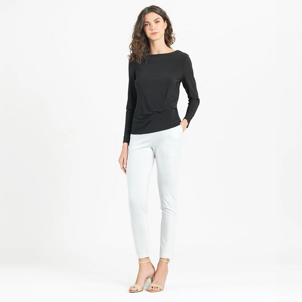 Clara Sunwoo Side Twist Top - Black