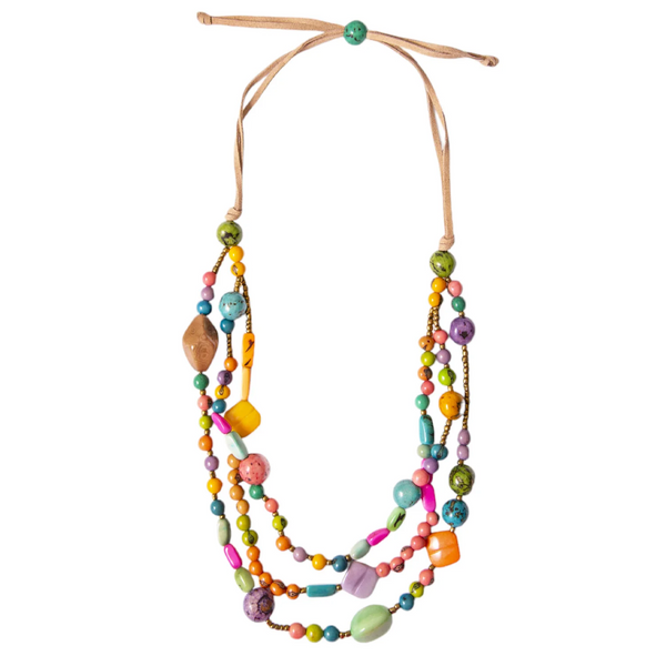 Tagua by Soraya Cedeno Maribel Necklace - Multicolor