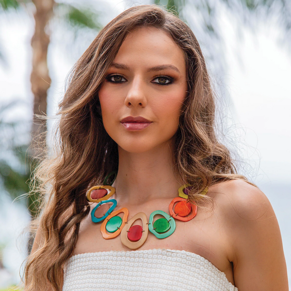 Tagua by Soraya Cedeno Hannah Necklace - Multicolor