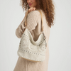 Image of The Sak Hand Crocheted Sequoia Hobo Bag - Natural Medallion