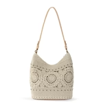 The Sak Hand Crocheted Sequoia Hobo Bag - Natural Medallion