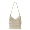 Image of The Sak Hand Crocheted Sequoia Hobo Bag - Natural Medallion