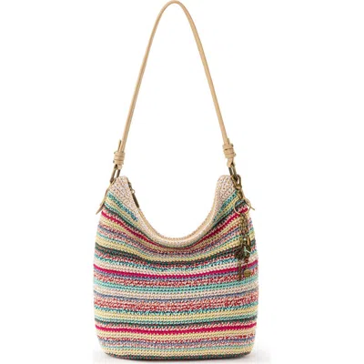 The Sak Hand Crocheted Sequoia Hobo Bag - Eden Stripe