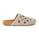 The Sak Hand Crocheted Bolinas Clog - Natural/Multicolor