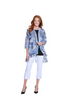 Image of Thin Her Tummy Control Crop Pant - White