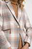 Image of Tinta & Bariloche Lacipo Plaid Wool Blend Blazer - Camel