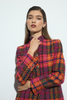 Image of Tinta & Bariloche Carpetania Boucle Long Blazer - Fuchsia/Multicolor