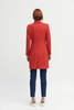 Image of Tinta & Bariloche Sacre Four Button Wool Herringbone Blazer - Brick Red