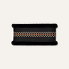 Image of UGG® Atherson Embroidered Sheepskin Headband - Black