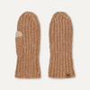 Image of UGG® Chunky Rib Knit Mitten - Camel