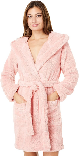 UGG Aarti Hooded Fleece Robe - Soft Kiss