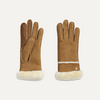 Image of UGG® Sheepskin Seamed Gloves - Chestnut