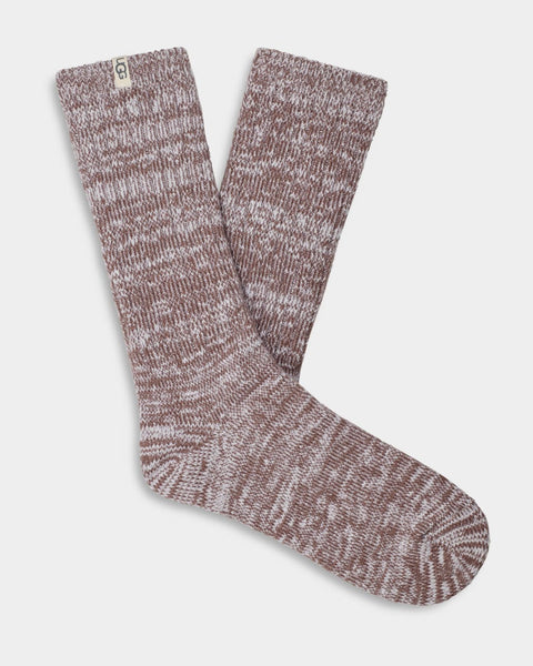 UGG® Ribbed Knit Slouchy Crew Sock - Allspice