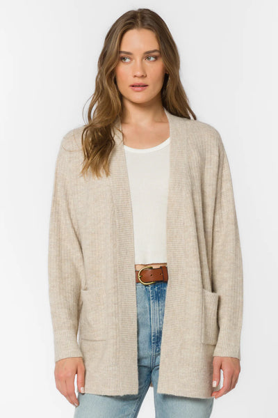 Velvet Heart Winona Cardigan - Oatmeal