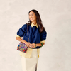 Image of Vera Bradley Baird Hipster in Cotton Gabardine - Colorful Bouquet