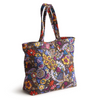 Image of Vera Bradley Original Tote in Cotton Gabardine - Colorful Bouquet