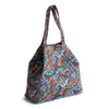 Image of Vera Bradley Original Tote in Cotton Gabardine - Flowers & Feathers