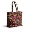 Image of Vera Bradley Original Tote in Cotton Gabardine - Midnight Garden Paisley