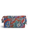 Image of Vera Bradley Wildwood Wallet Crossbody in Cotton Gabardine - Flowers & Feathers