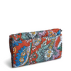 Image of Vera Bradley Wildwood Wallet Crossbody in Cotton Gabardine - Flowers & Feathers