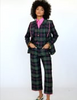 Image of Vilagallo Hillary Tartan Blazer - Multi