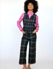 Image of Vilagallo Dorin Tartan Trouser - Multi