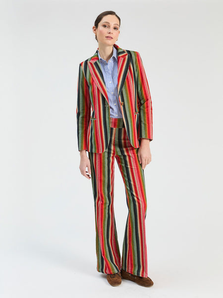 Vilagallo Teodora Pant - Multicolor Stripe