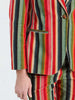Image of Vilagallo Heather Blazer - Multicolor Stripe
