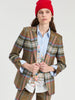 Image of Vilagallo Heather Blazer - Cuadro Plaid