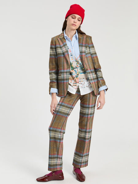 Vilagallo Martina Pant - Cuadro Plaid