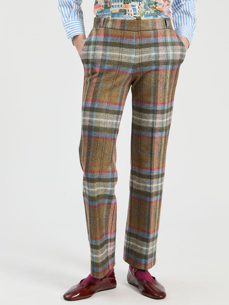 Vilagallo Martina Pant - Cuadro Plaid