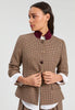 Image of Vilagallo Dori Jacket - Brown Houndstooth