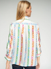 Image of Vilagallo Tiffany Silk Blouse - Multicolor