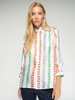 Image of Vilagallo Tiffany Silk Blouse - Multicolor