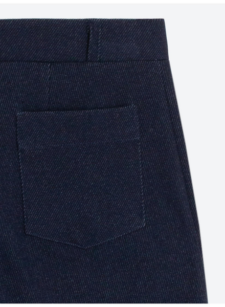 Vilagallo Mila Star Embroidery Denim Pant - Navy