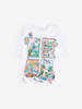 Image of Vilagallo Keira Tee - Vacanze Multicolor