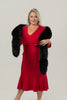 Image of Volare Fox Fur Fling - Black