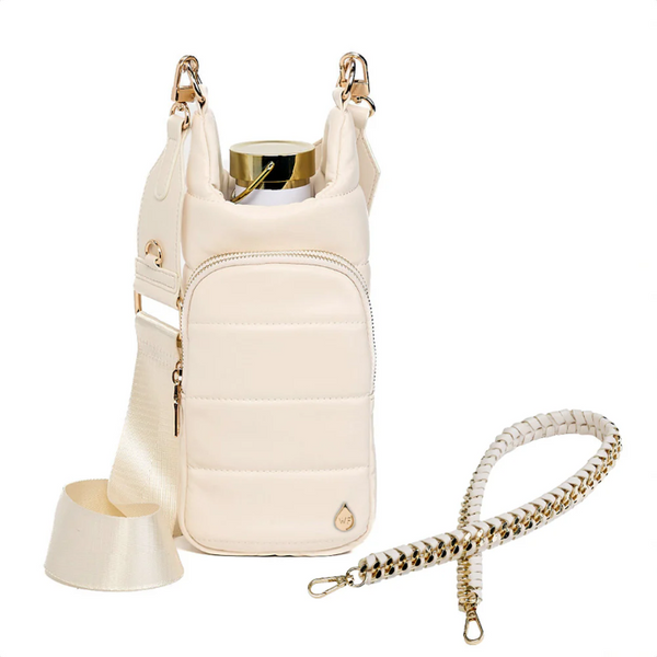 WanderFull Vegan Leather HydroBag with Strap Bundle - Ivory