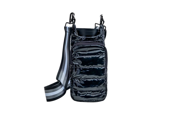 WanderFull Glossy HydroBag Crossbody - Black