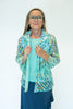 Image of Weavz Wire Collar Soutache and Mesh Jacket - Mint