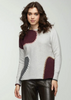 Image of Zaket & Plover Patchwork Merino Wool Blend Sweater - Marl
