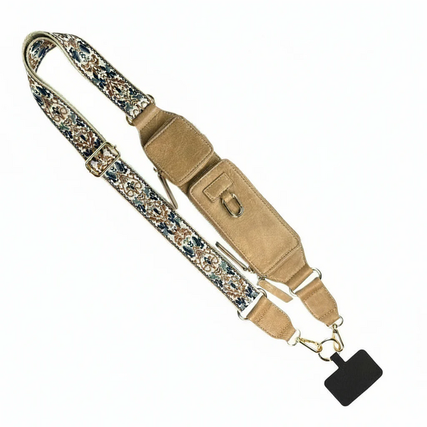 Save the Girls Zip & Clip RFID-Protected Strap - Cappucino