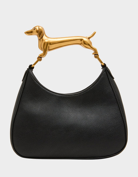 Betsey Johnson Dachshund Demi Bag - Black