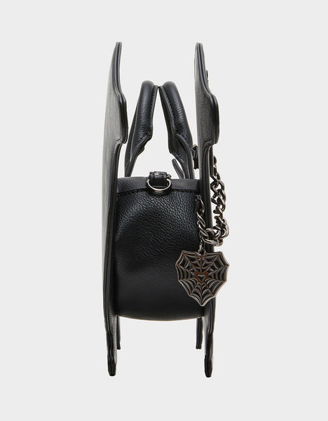 Betsey Johnson Weenie & The Beast Crossbody Bag - Black/White